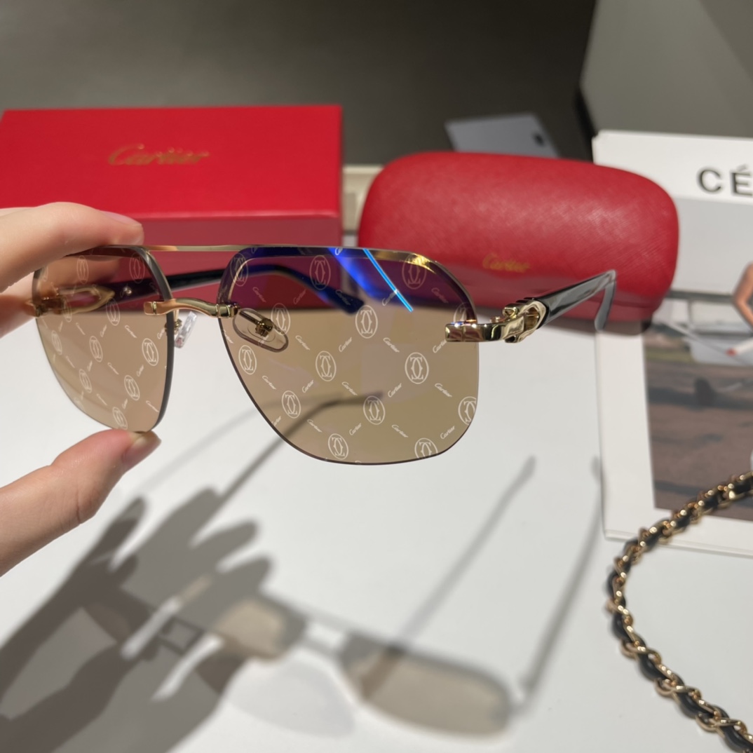 Cartier women/men sunglasses 3057