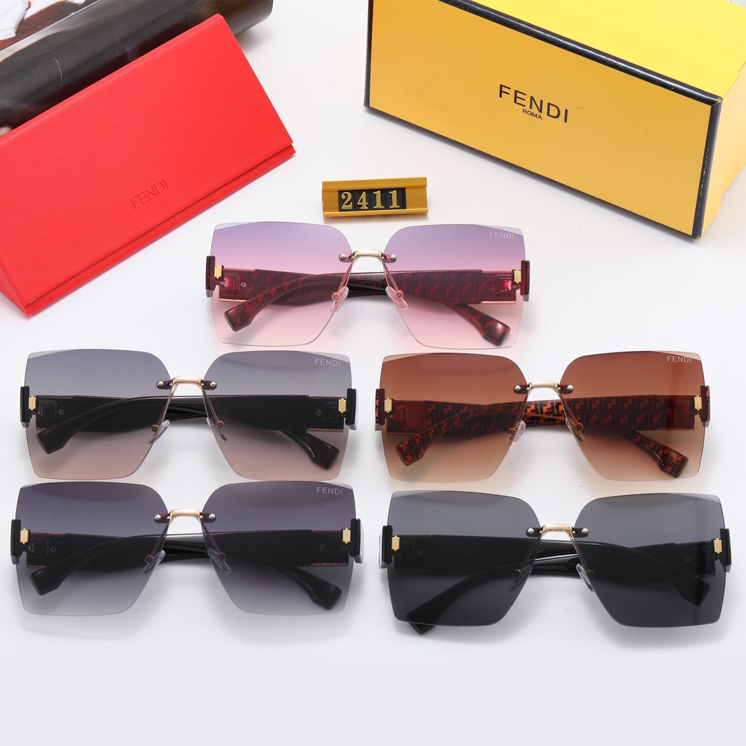 Fendi Men/Women Sunglasses 2411