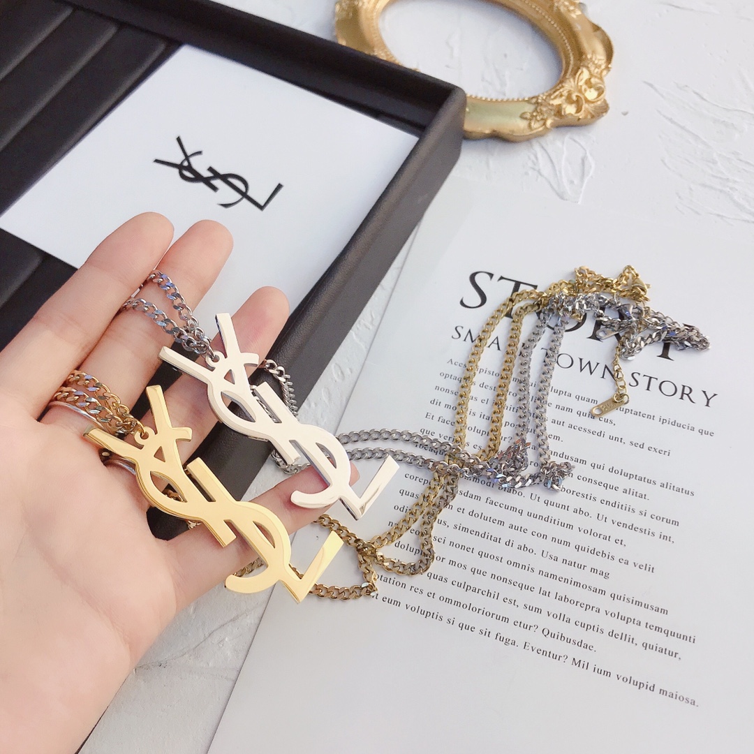 X183  YSL long necklace 110327