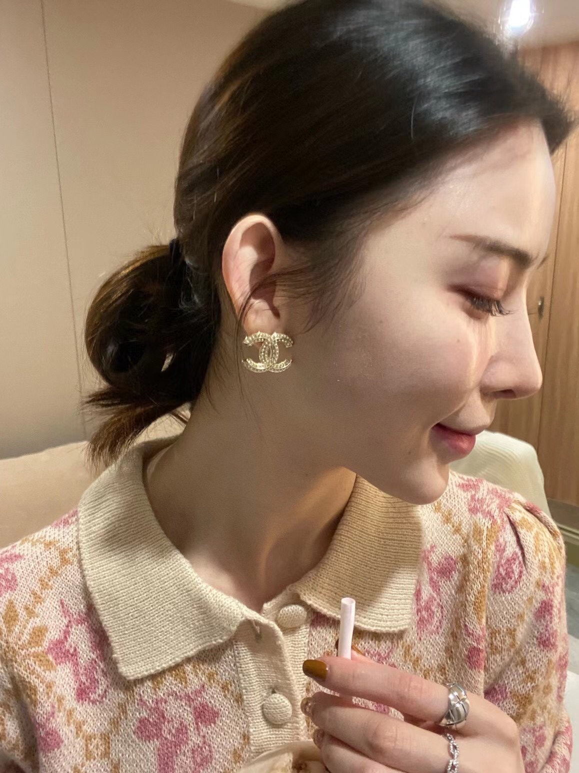 A363 Chanel earrings cc