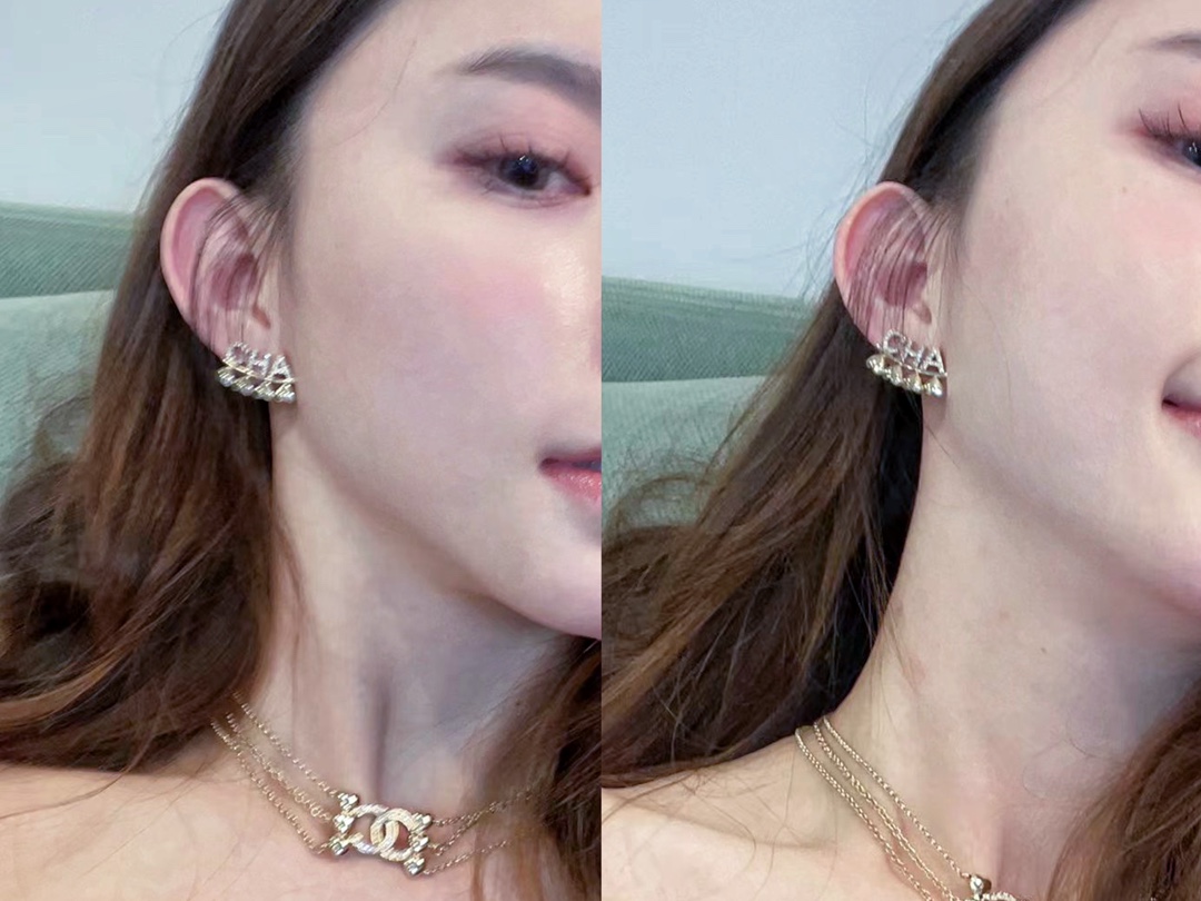 A901 Chanel heart earrings