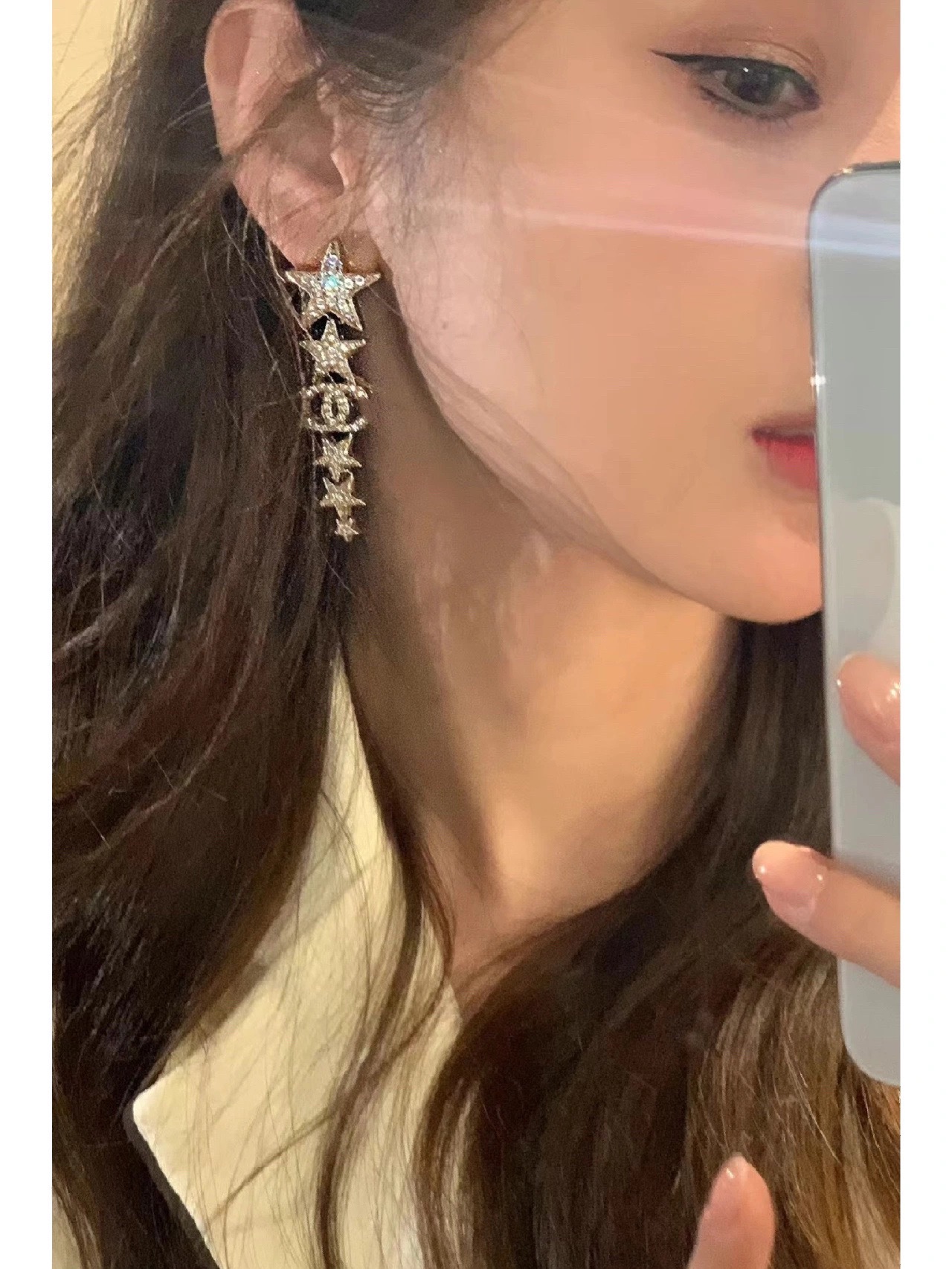 A902  Chanel star earrings