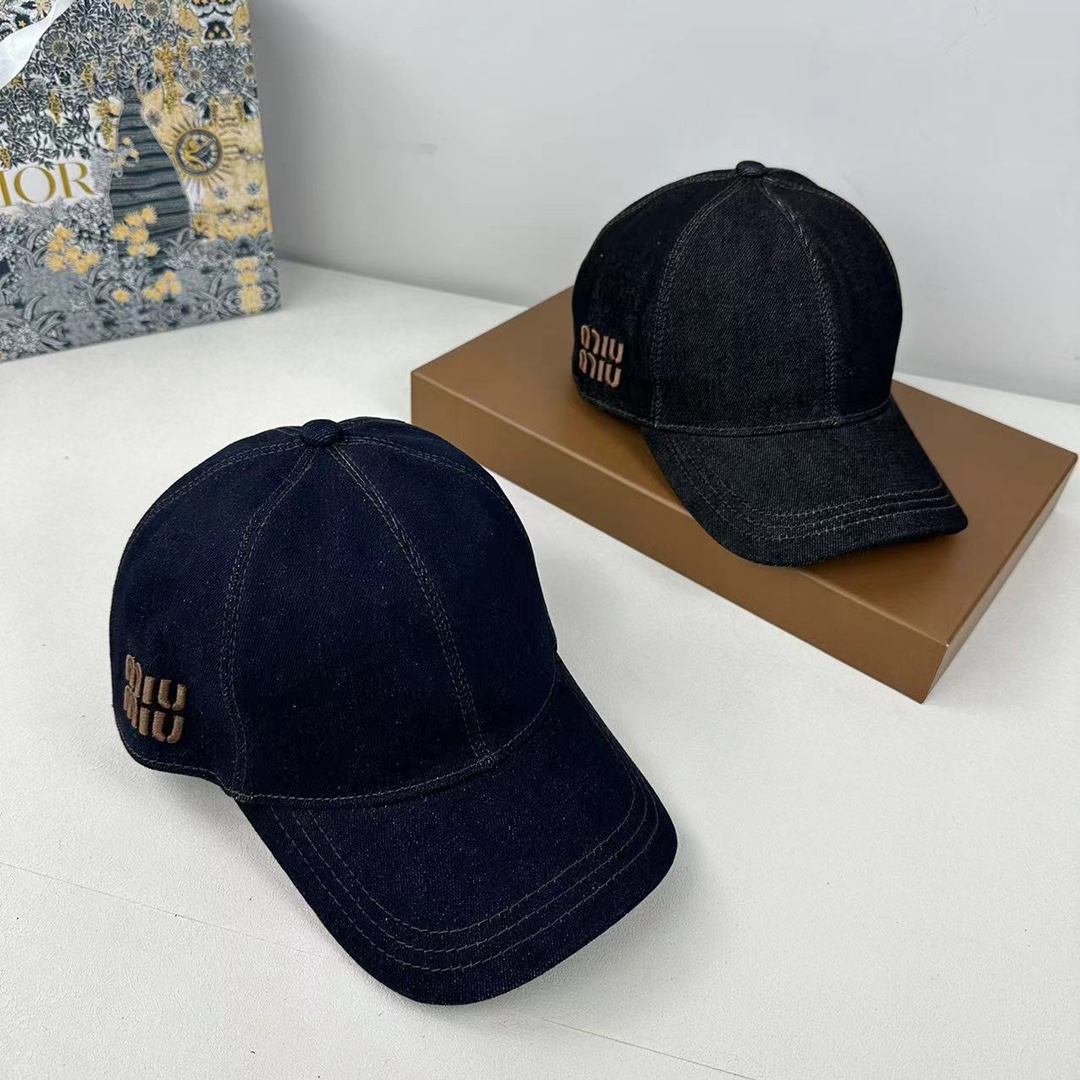 miumiu denim cap