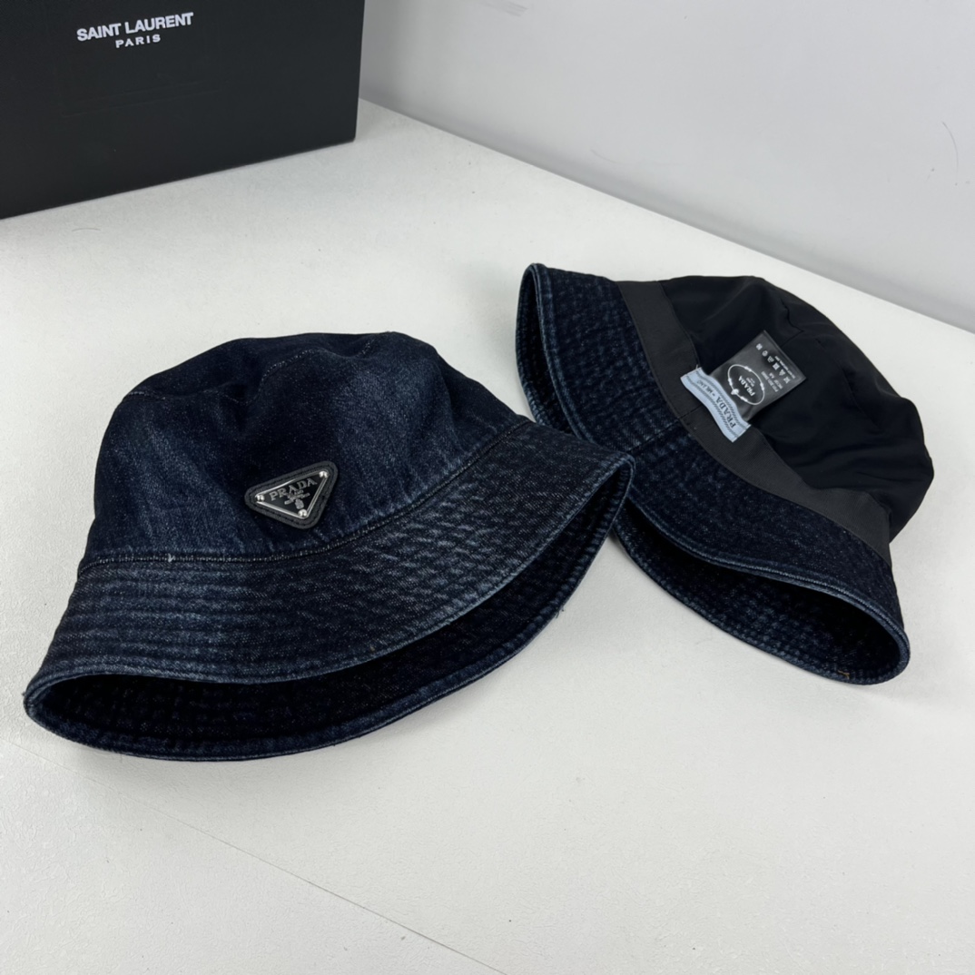 Prada Denim bucket hat