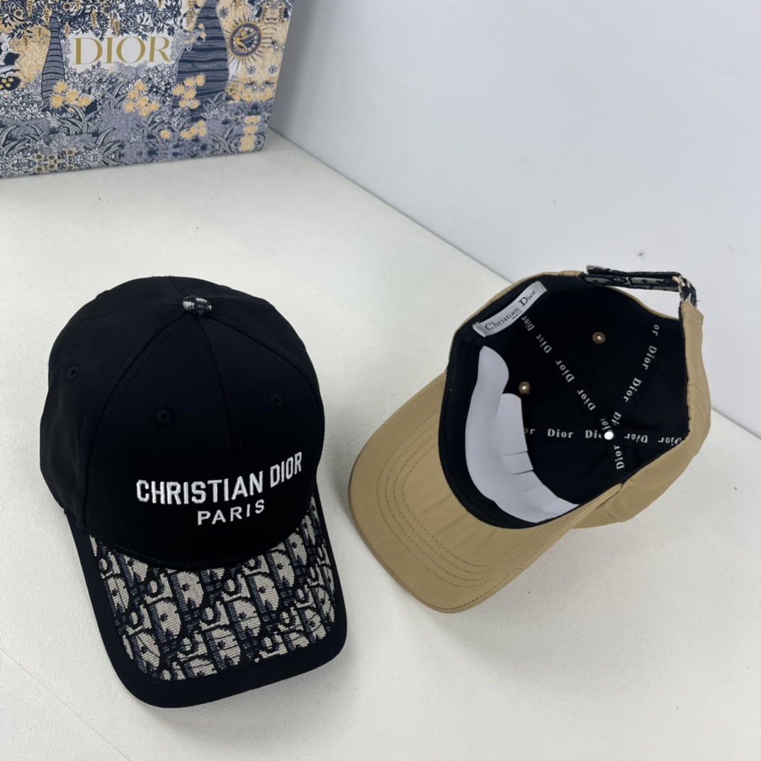 Dior embroidery DD cap