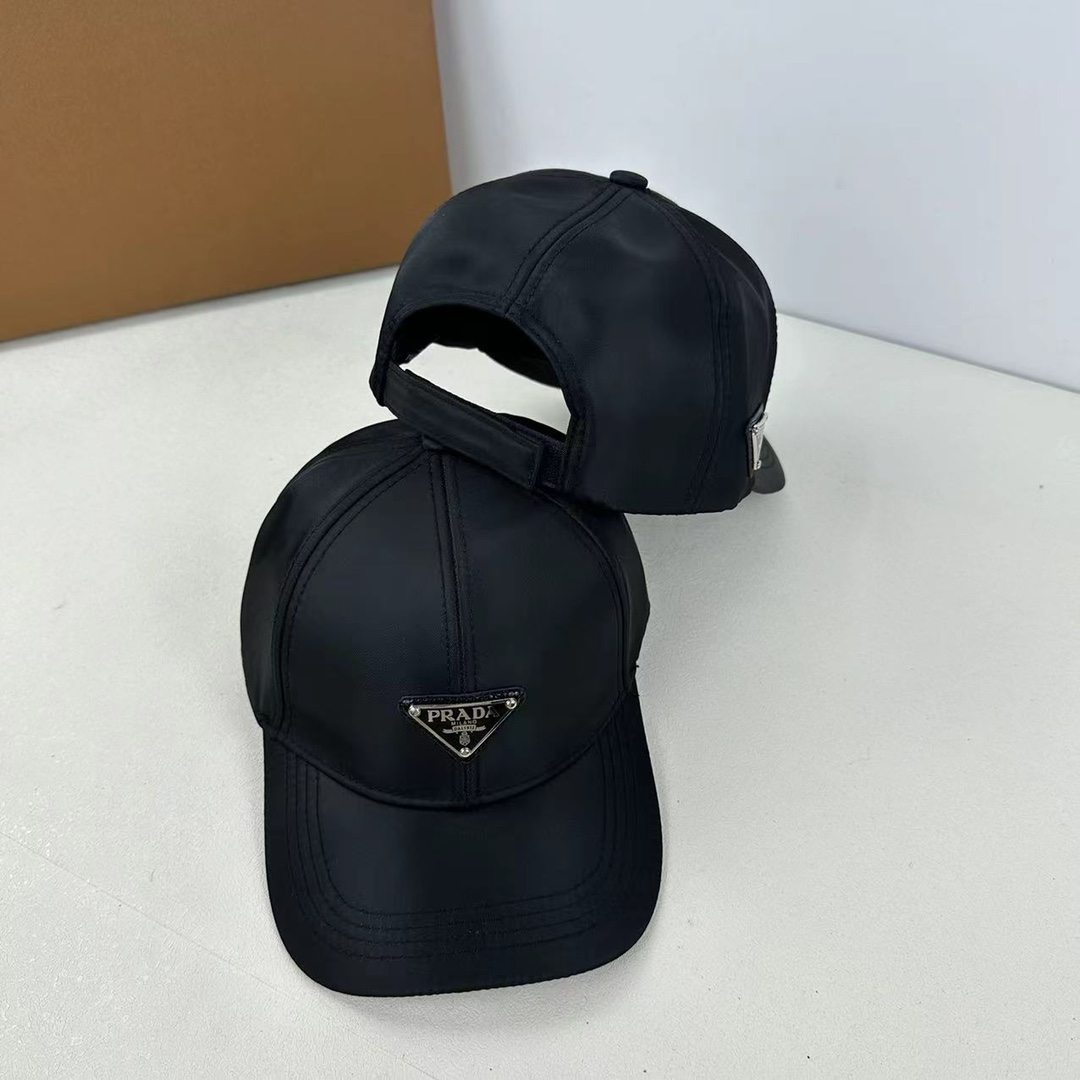 Prada triangle cap