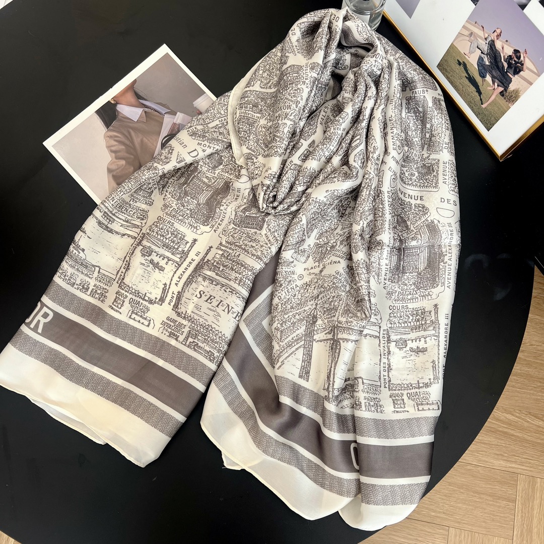 Dior silk Square Scarf