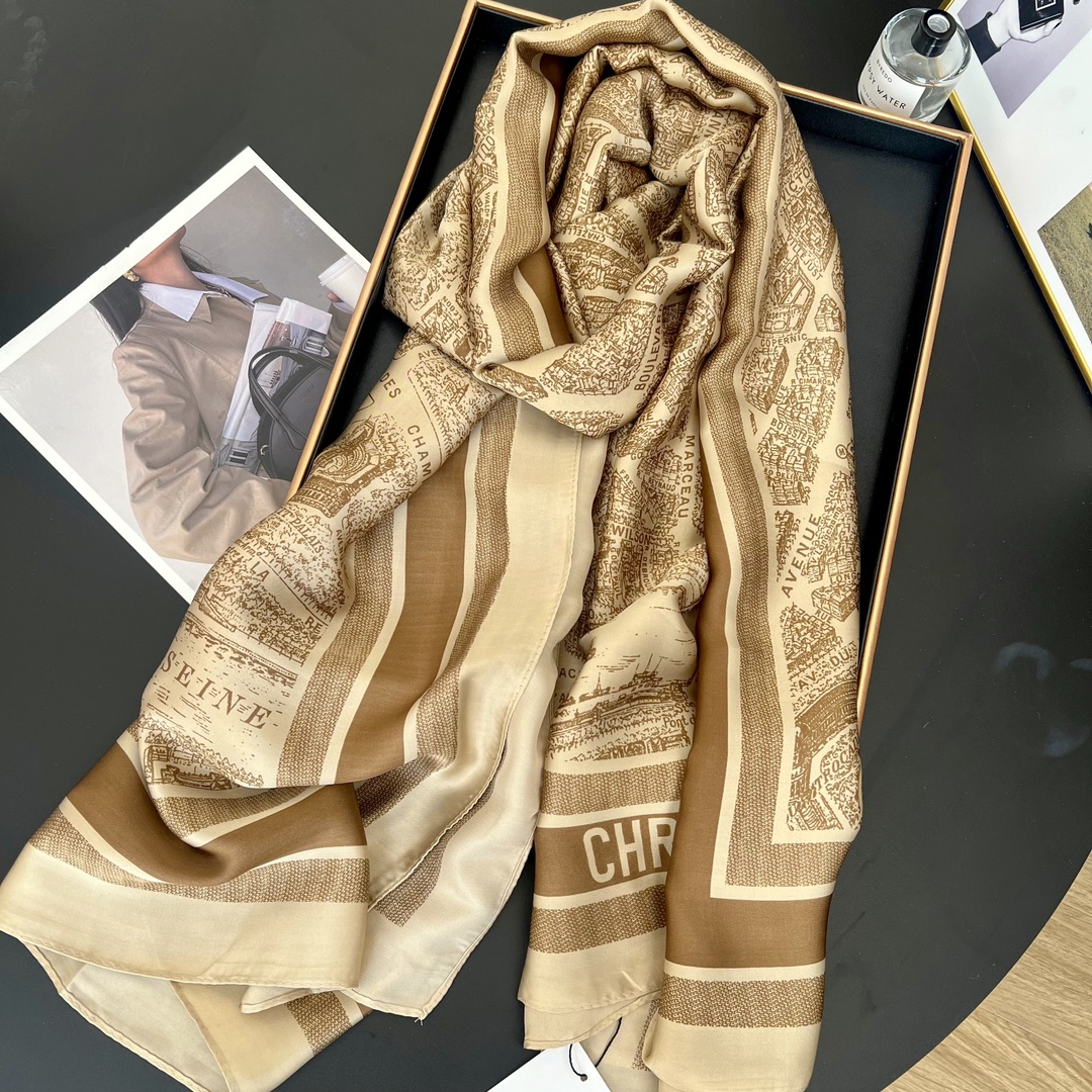 Dior silk Square Scarf