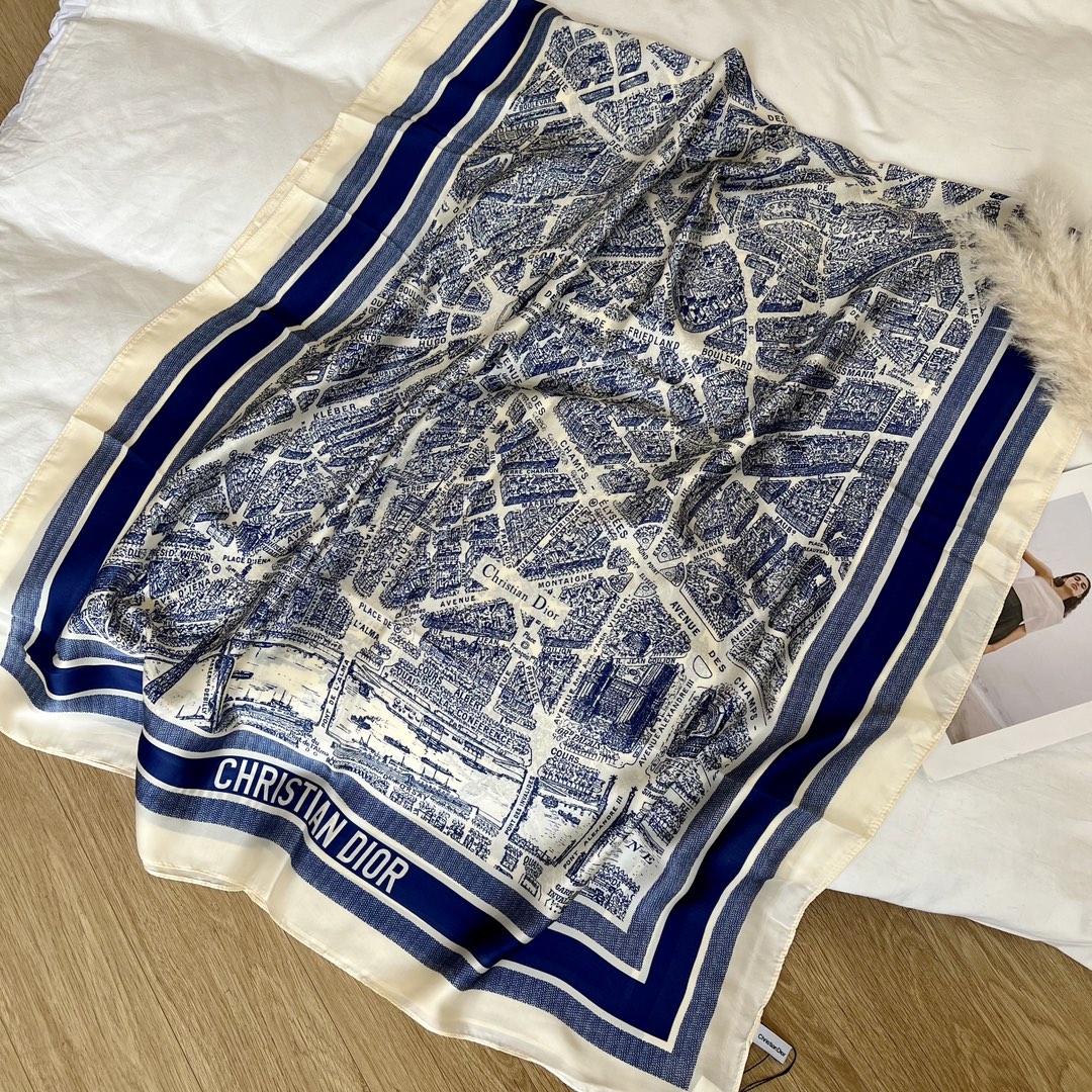 Dior silk Square Scarf