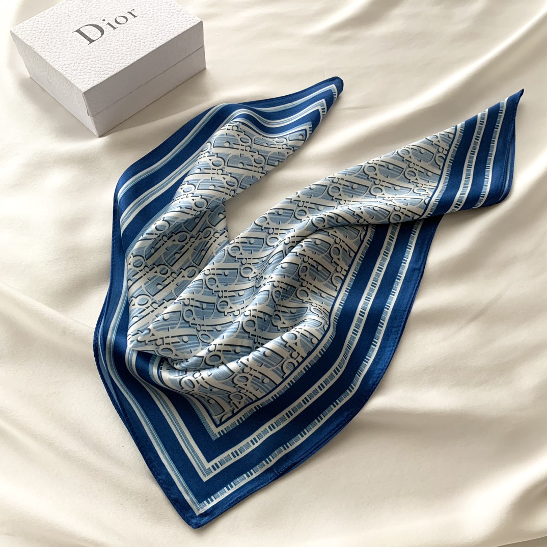 Dior natural silk Square Scarf