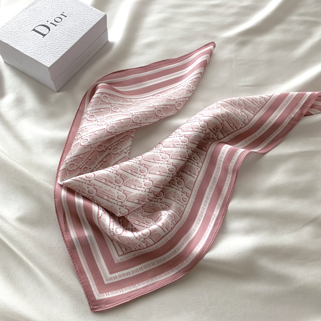 Dior natural silk Square Scarf