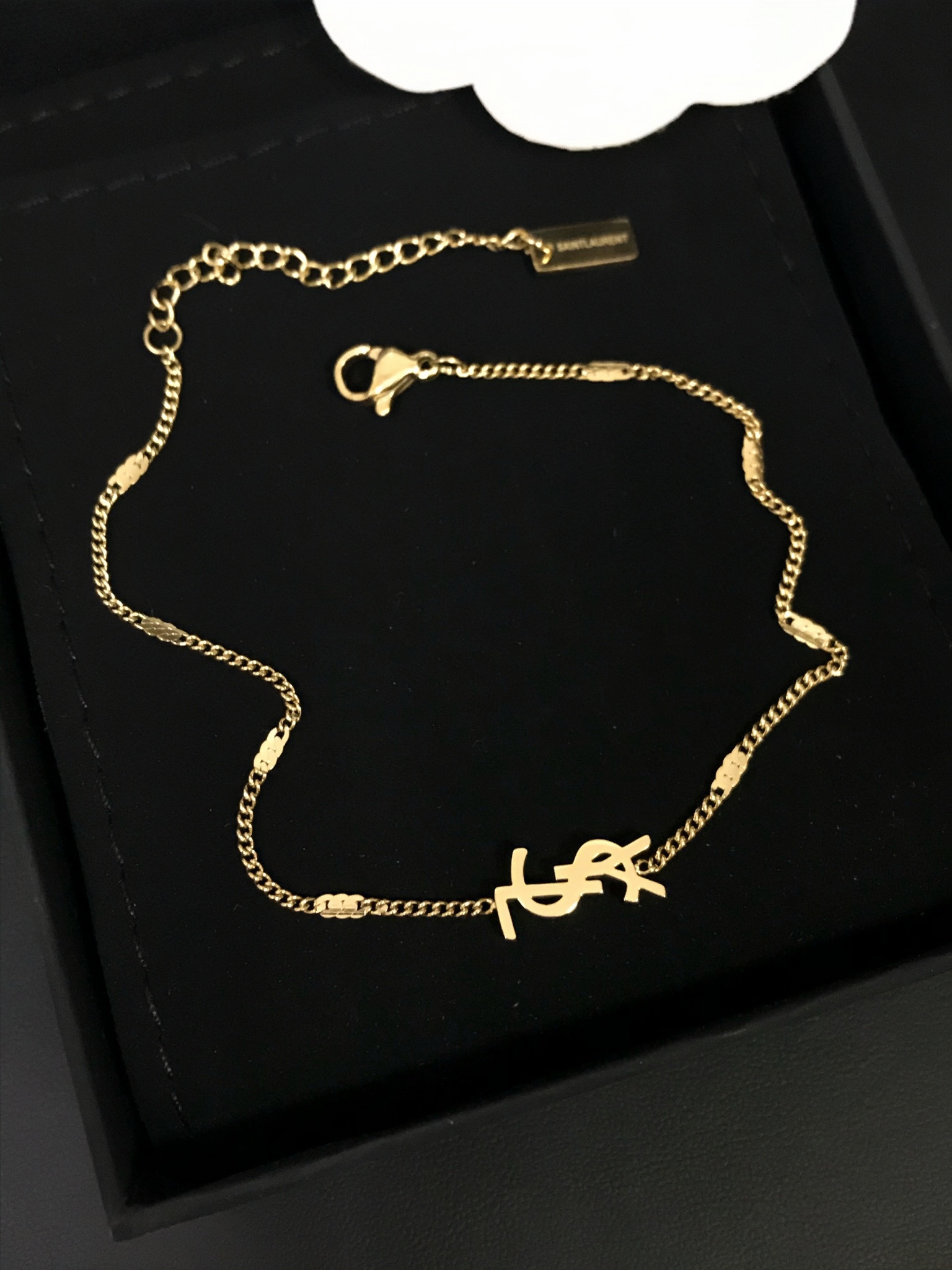 B017  YSL anklet chain