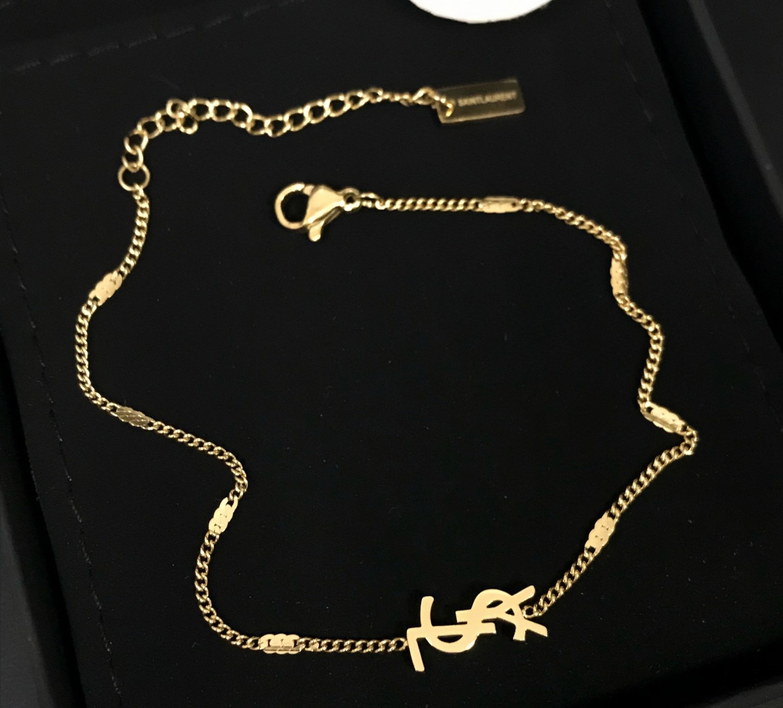 B017  YSL anklet chain