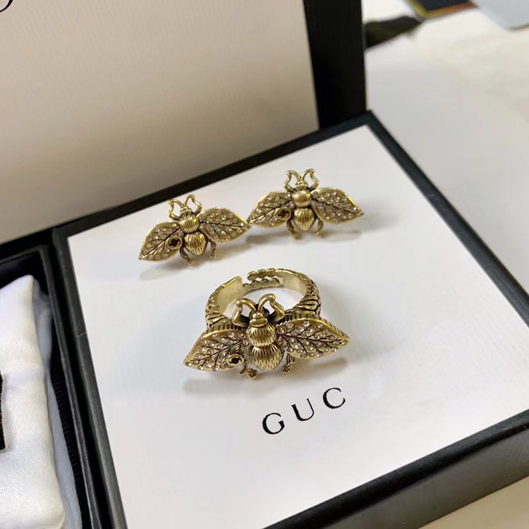 Gucci Bee earrings/Ring