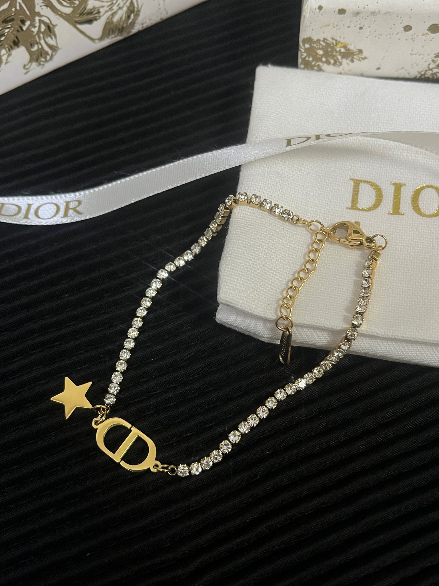 L145 Dior star crystal bracelet