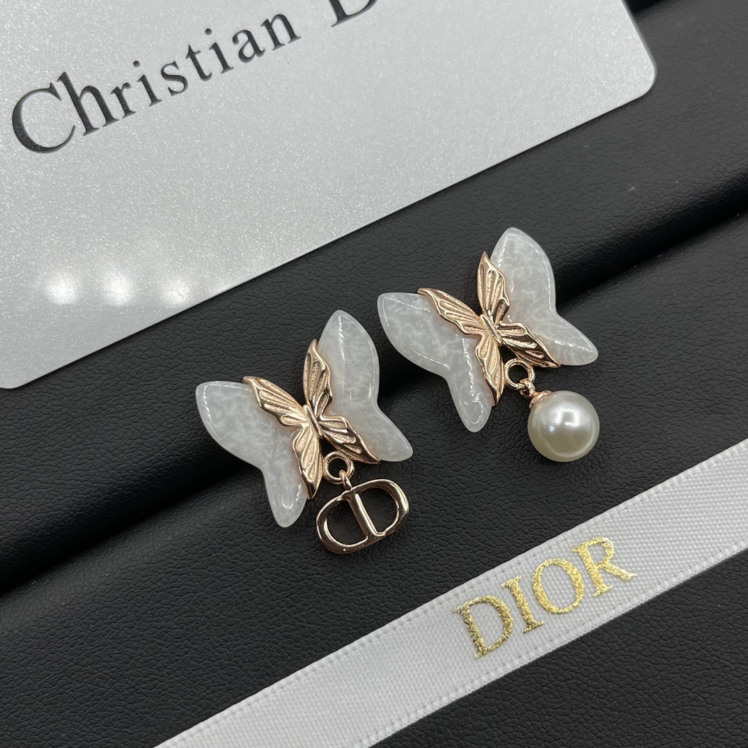 Dior butterfly earrings 114534