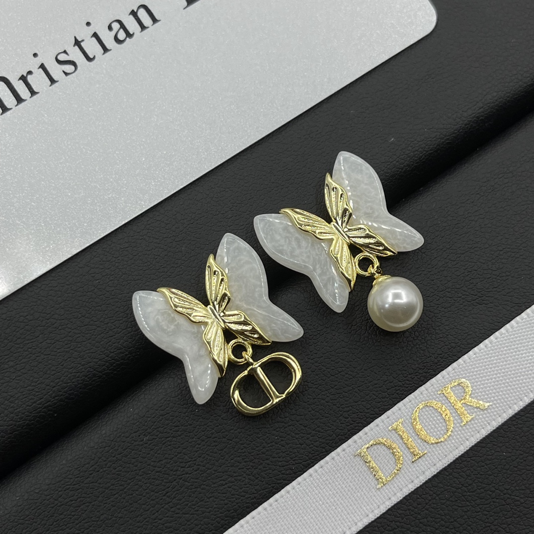 Dior butterfly earrings 114534