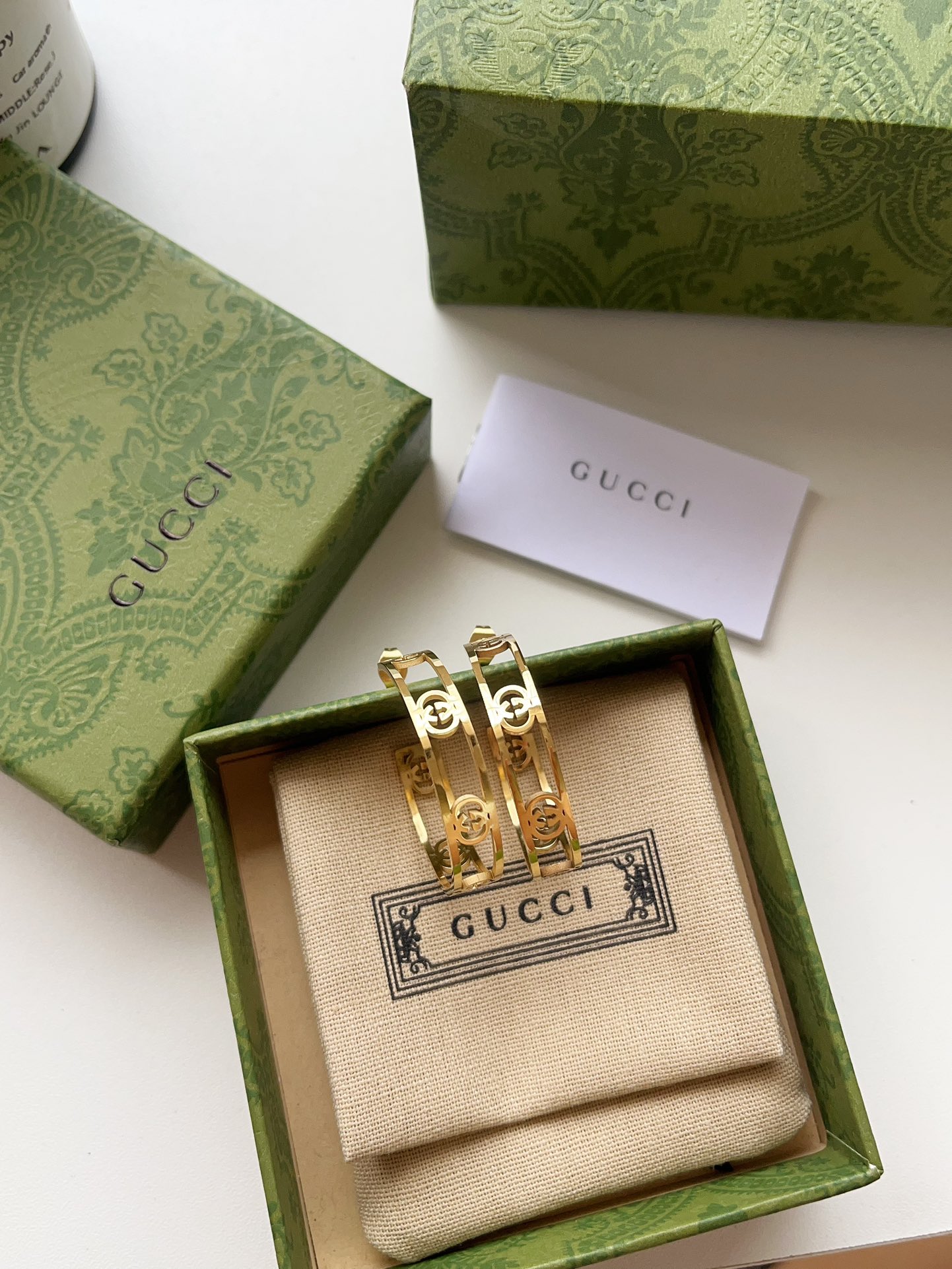 A996 Gucci GG hoop earrings