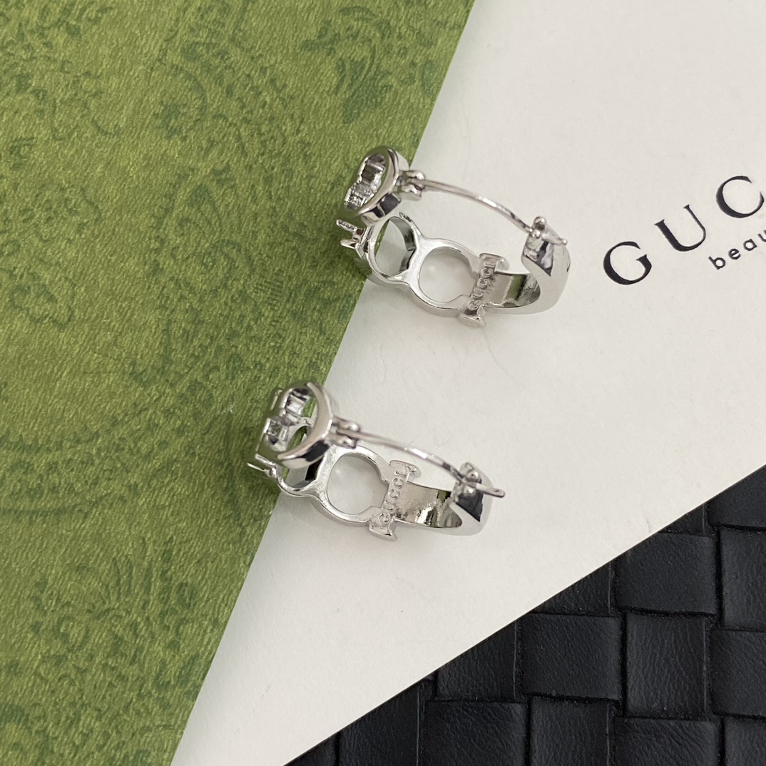 A1397 Gucci Silver earrings