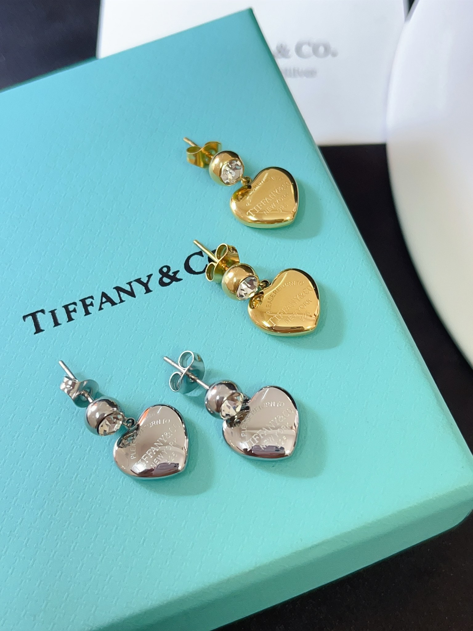 A1005 Tiffany heart earrings