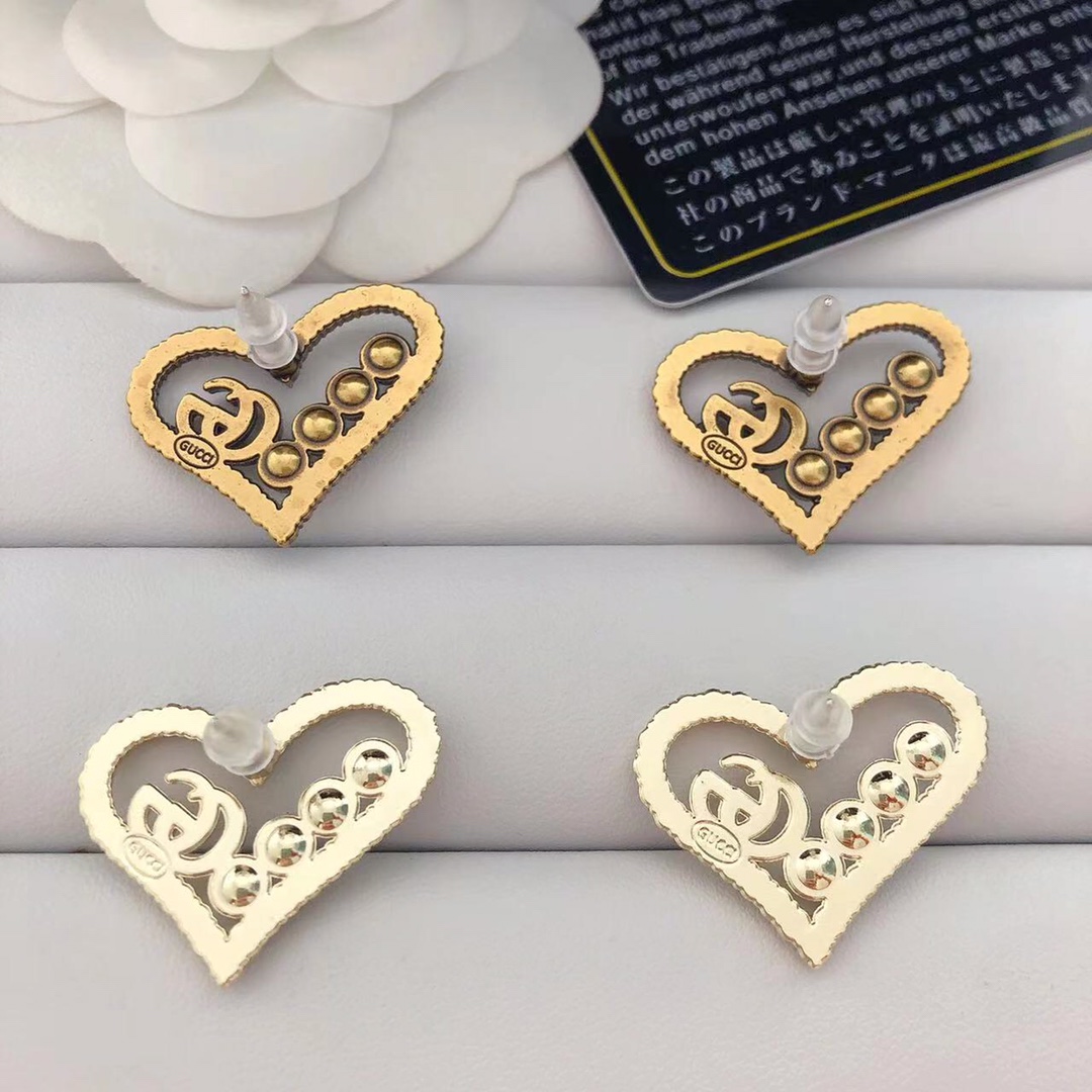 Gucci heart earrings 114746