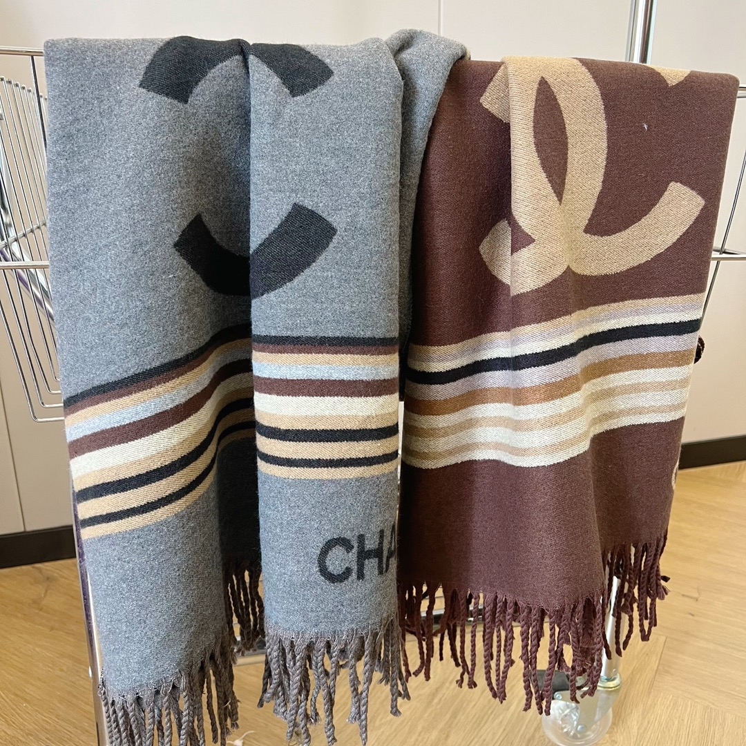 Chanel Long wool scarf