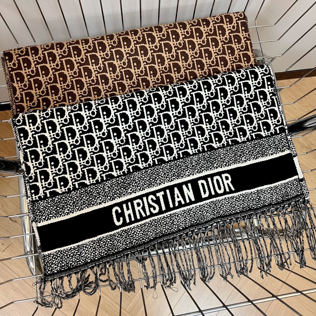 Dior Long wool scarf