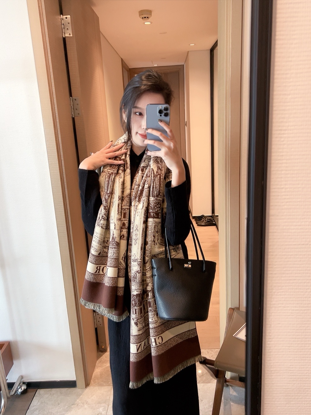 Dior Long wool scarf