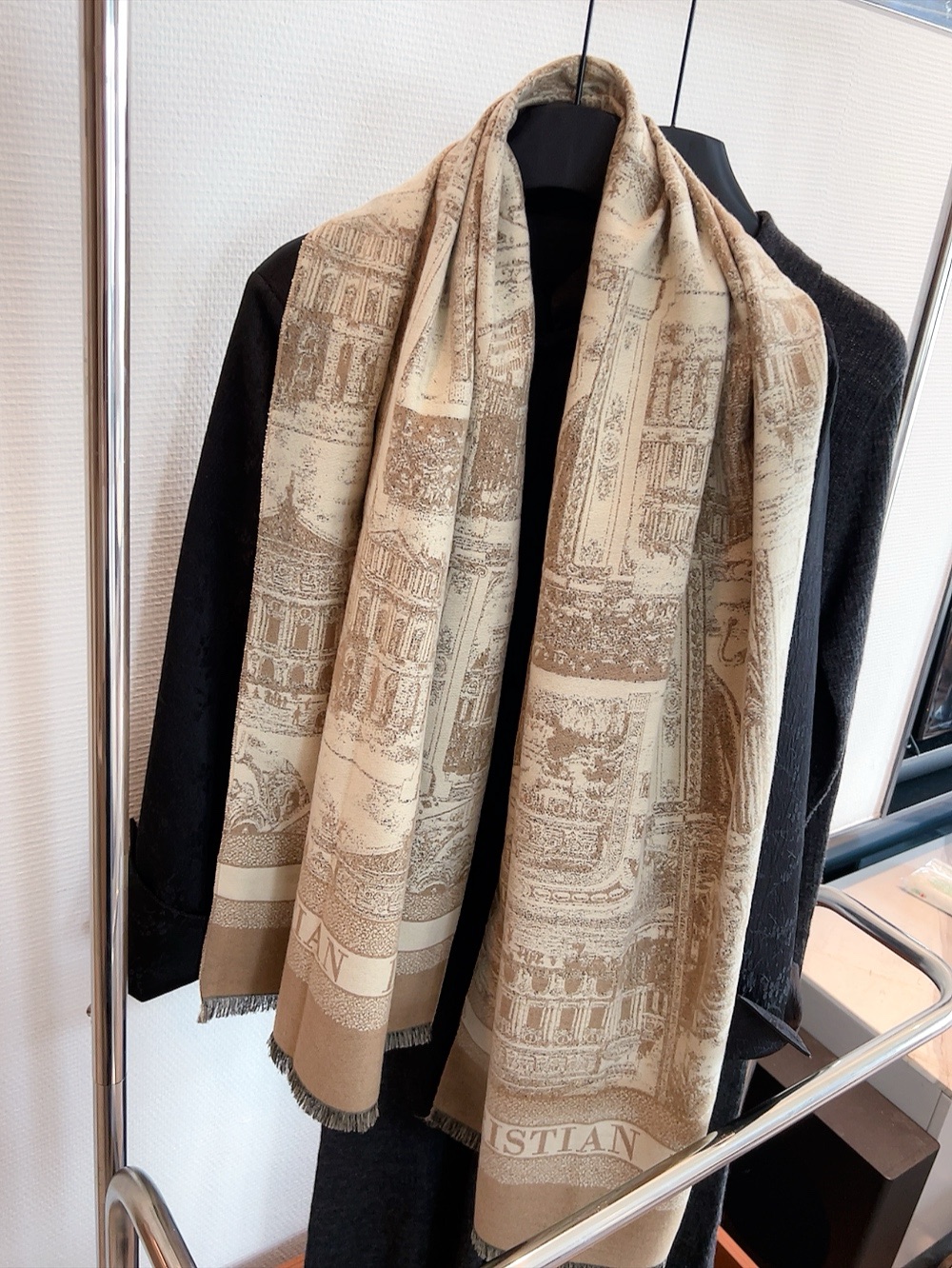 Dior Long wool scarf