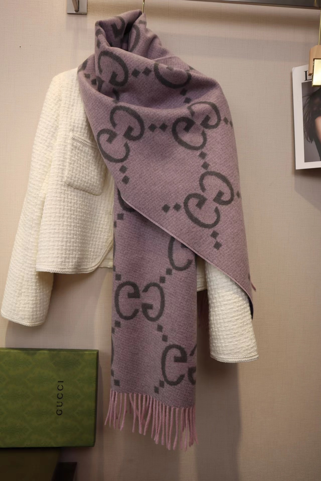 GUCCI wool scarf