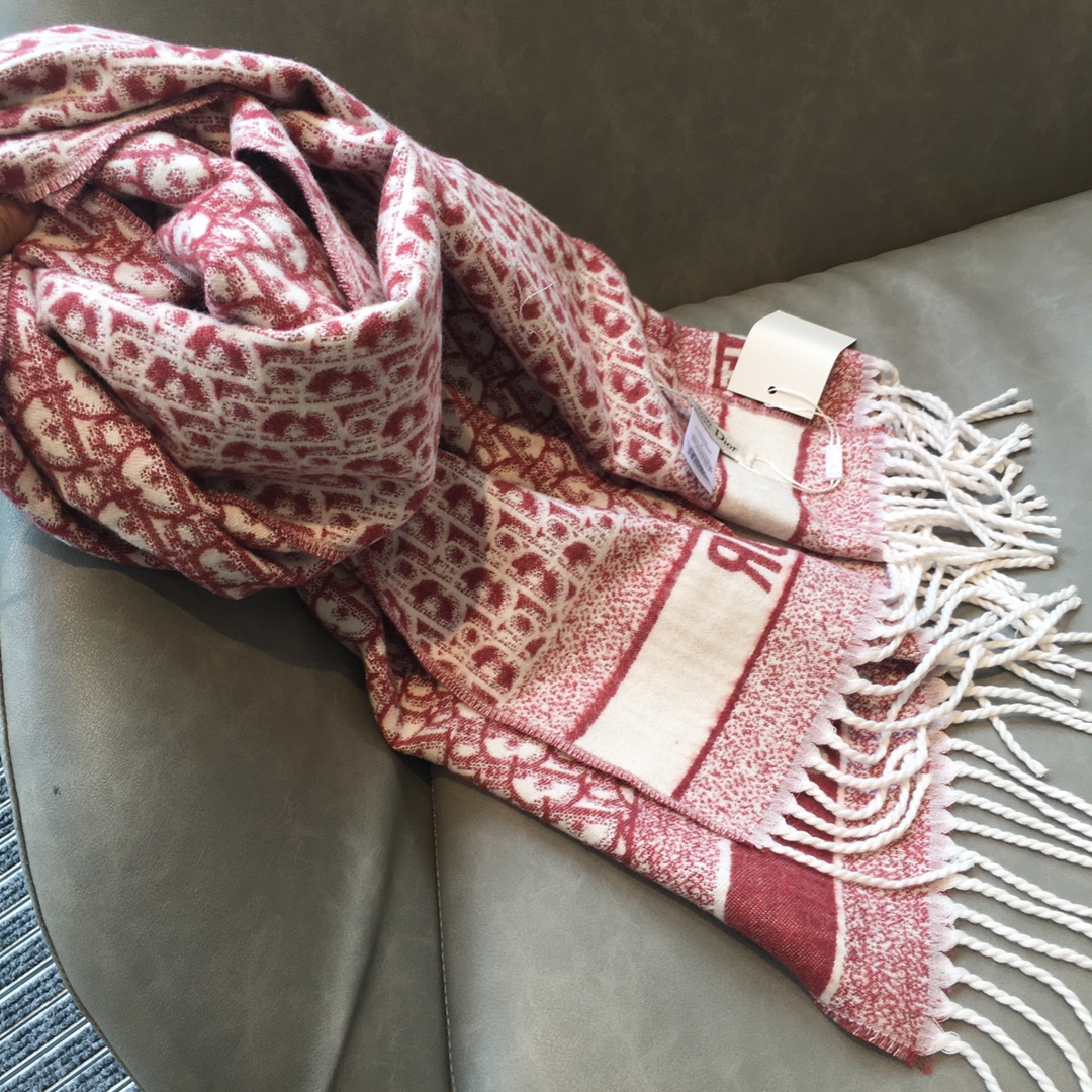 Dior Long wool scarf