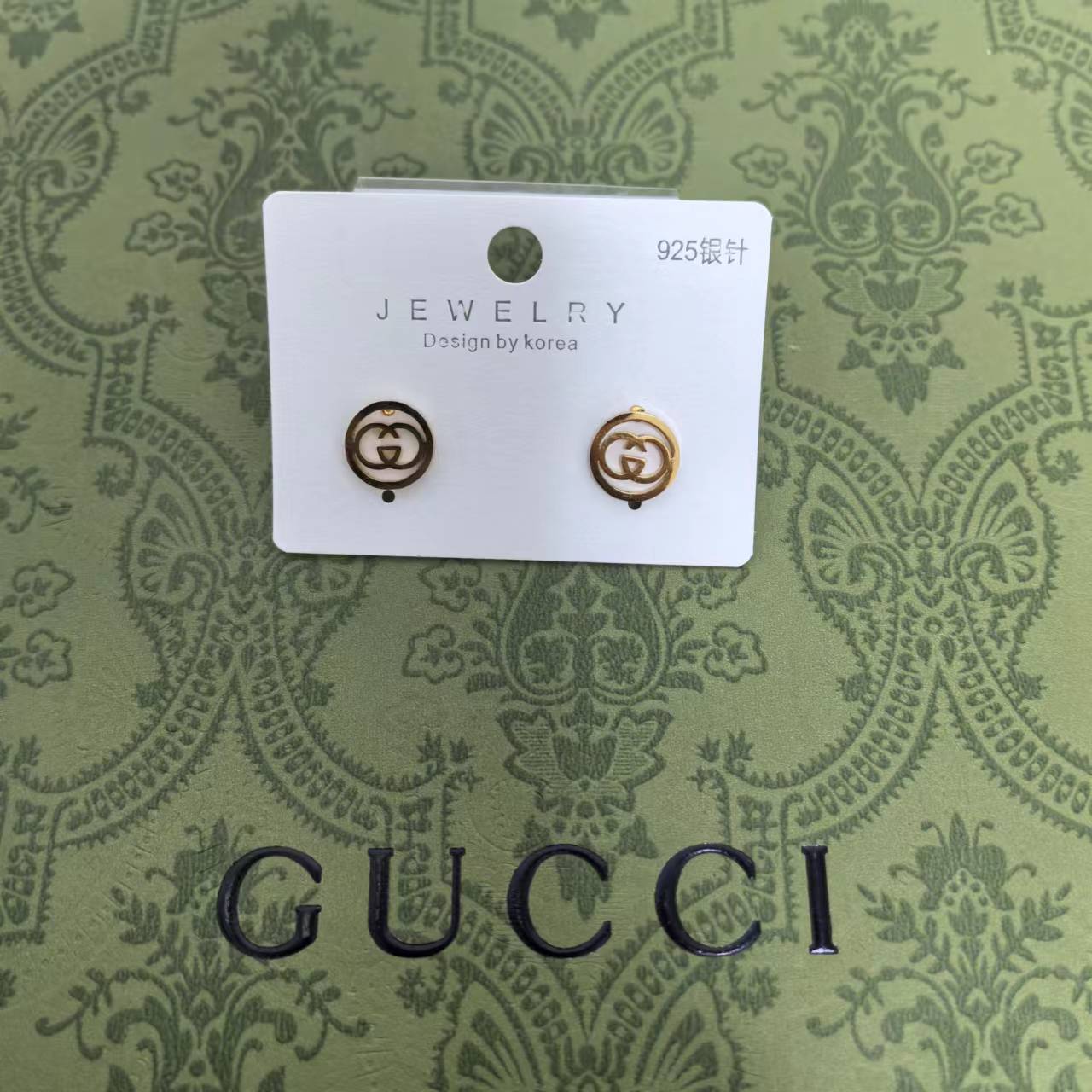 Gucci GG Non-fading titanium steel earrings