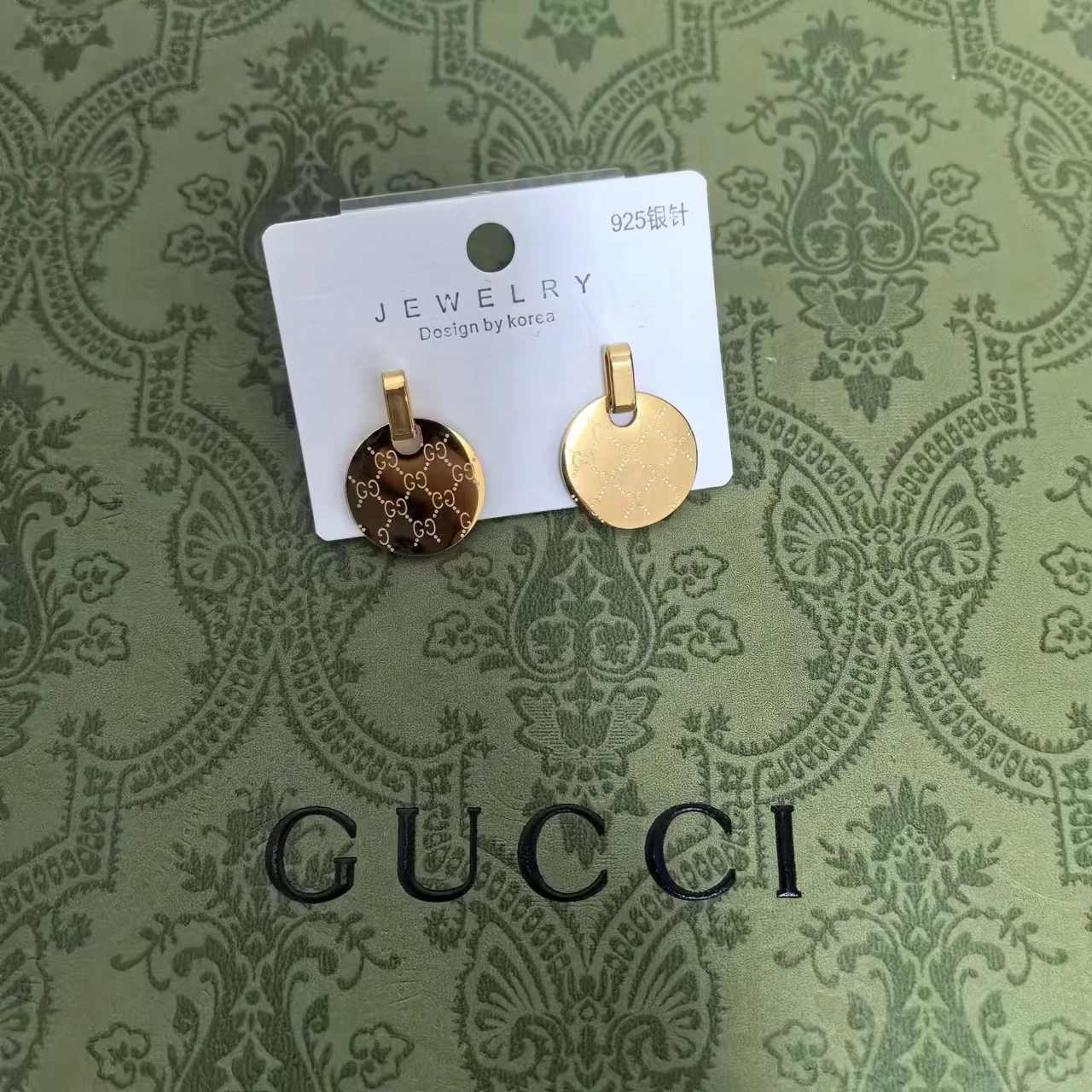 Gucci GG Non-fading titanium steel earrings