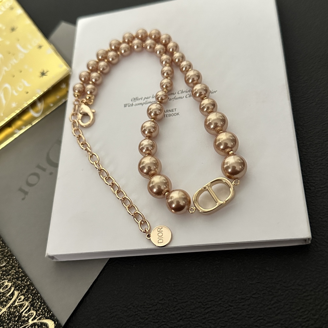 Dior CD pearls necklace 115263