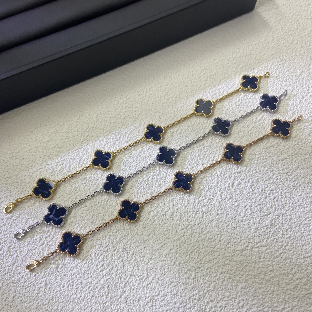 VCA Vancleef navy blue bracelet