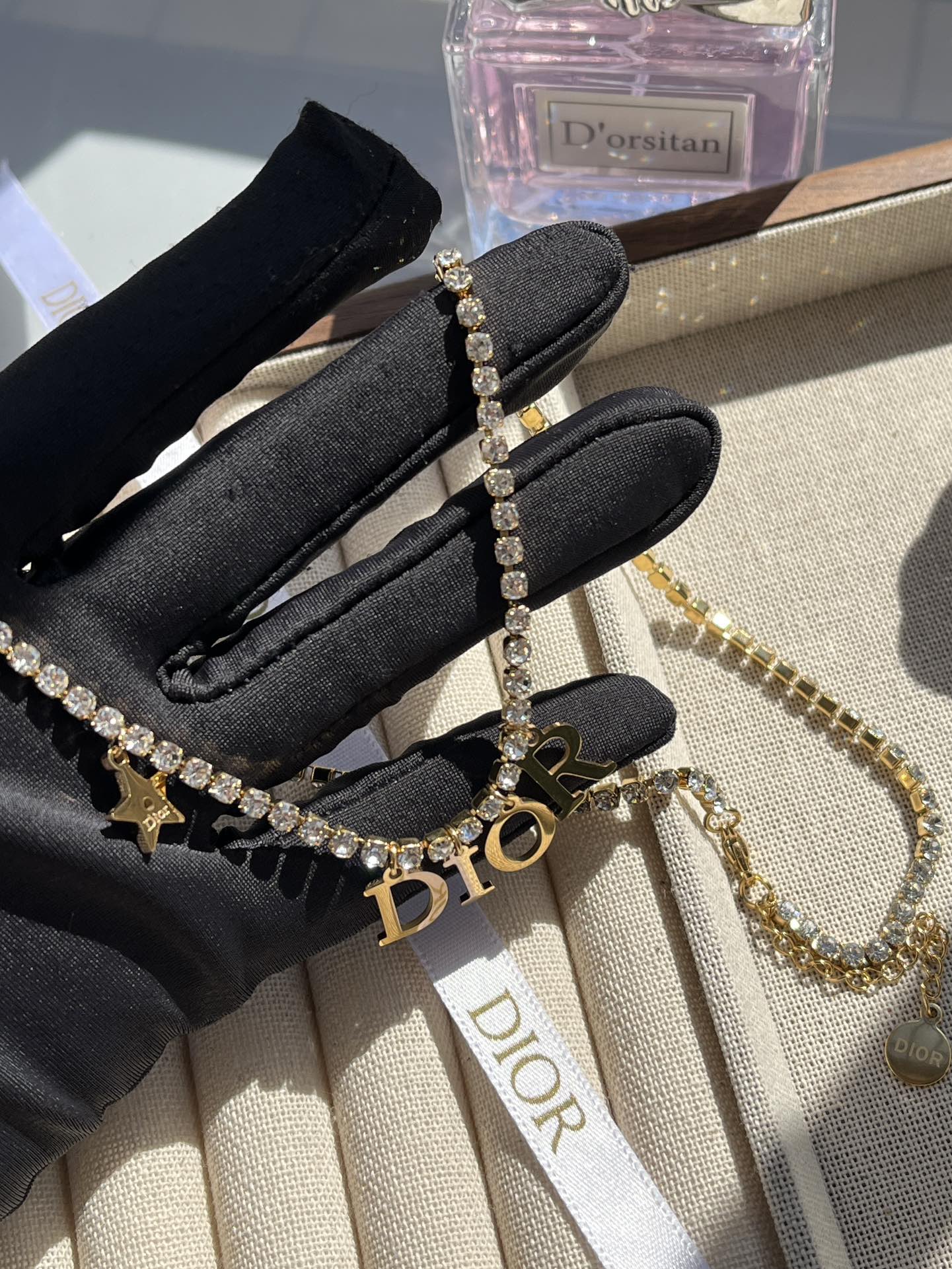 X634 Dior Crystal necklace