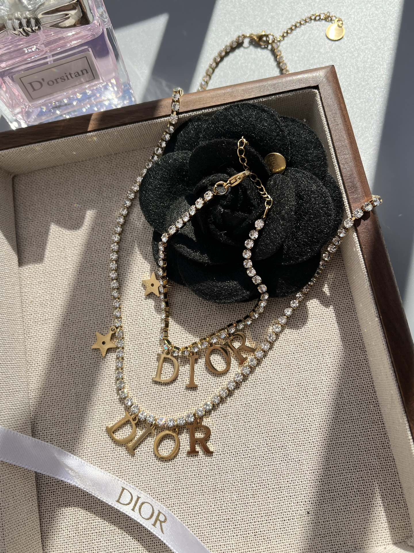 X634 Dior Crystal necklace