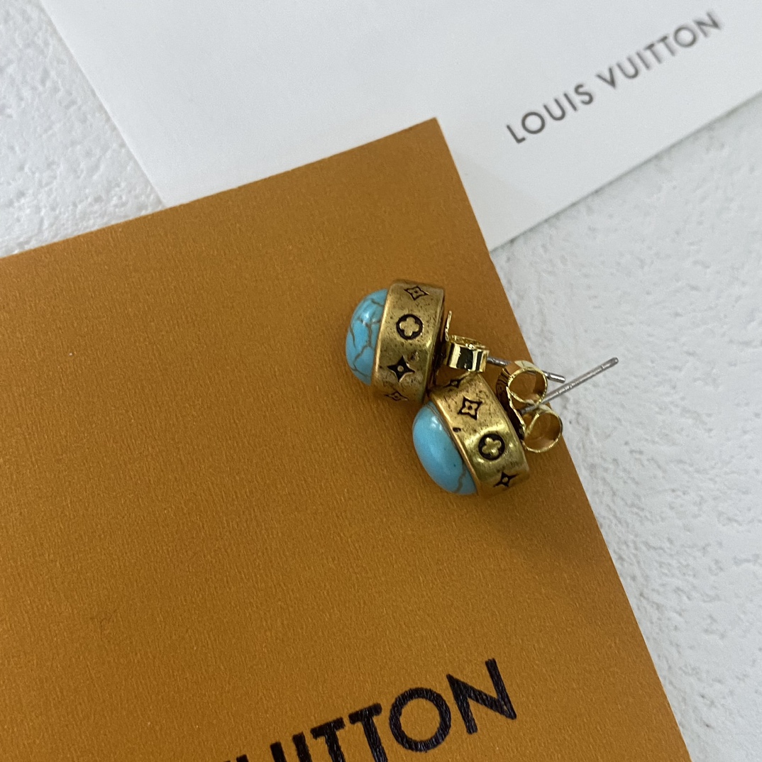 A1929 LV turquoise earrings