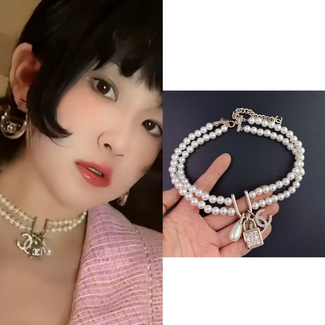 Chanel choker necklace 115756