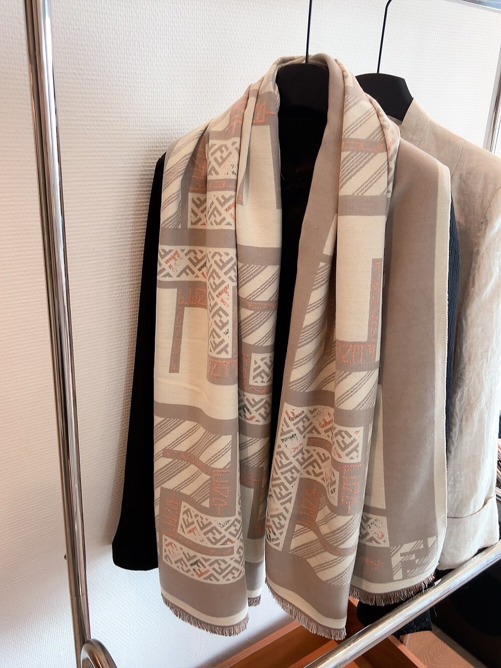 Fendi Long wool scarf