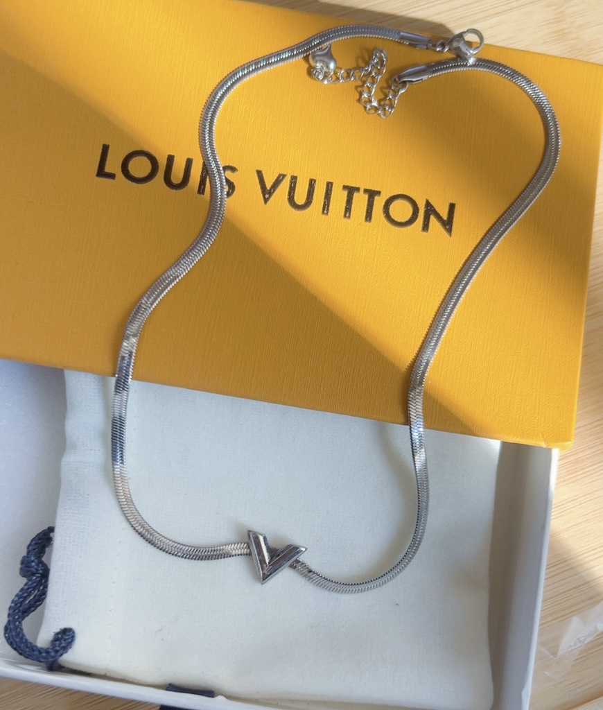 LV Silver choker necklace 115757