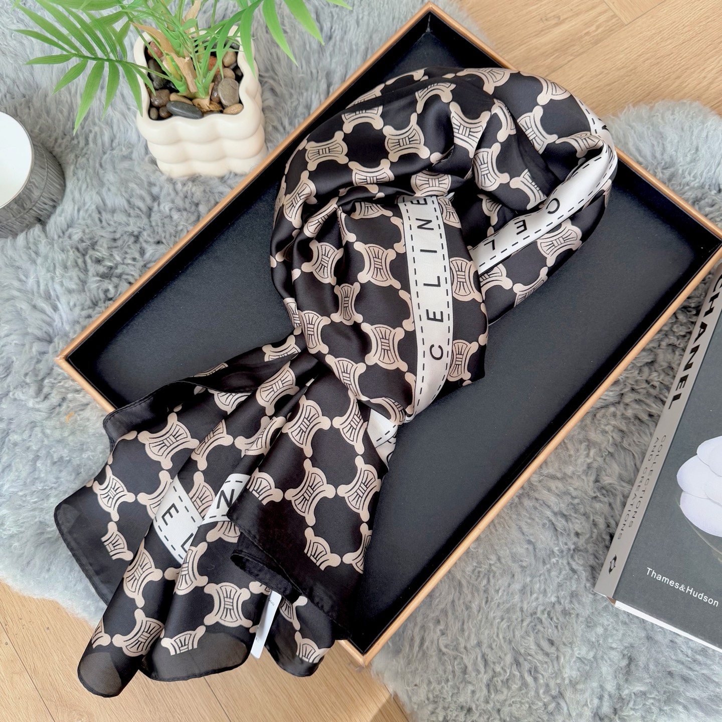 Celine silk Scarf
