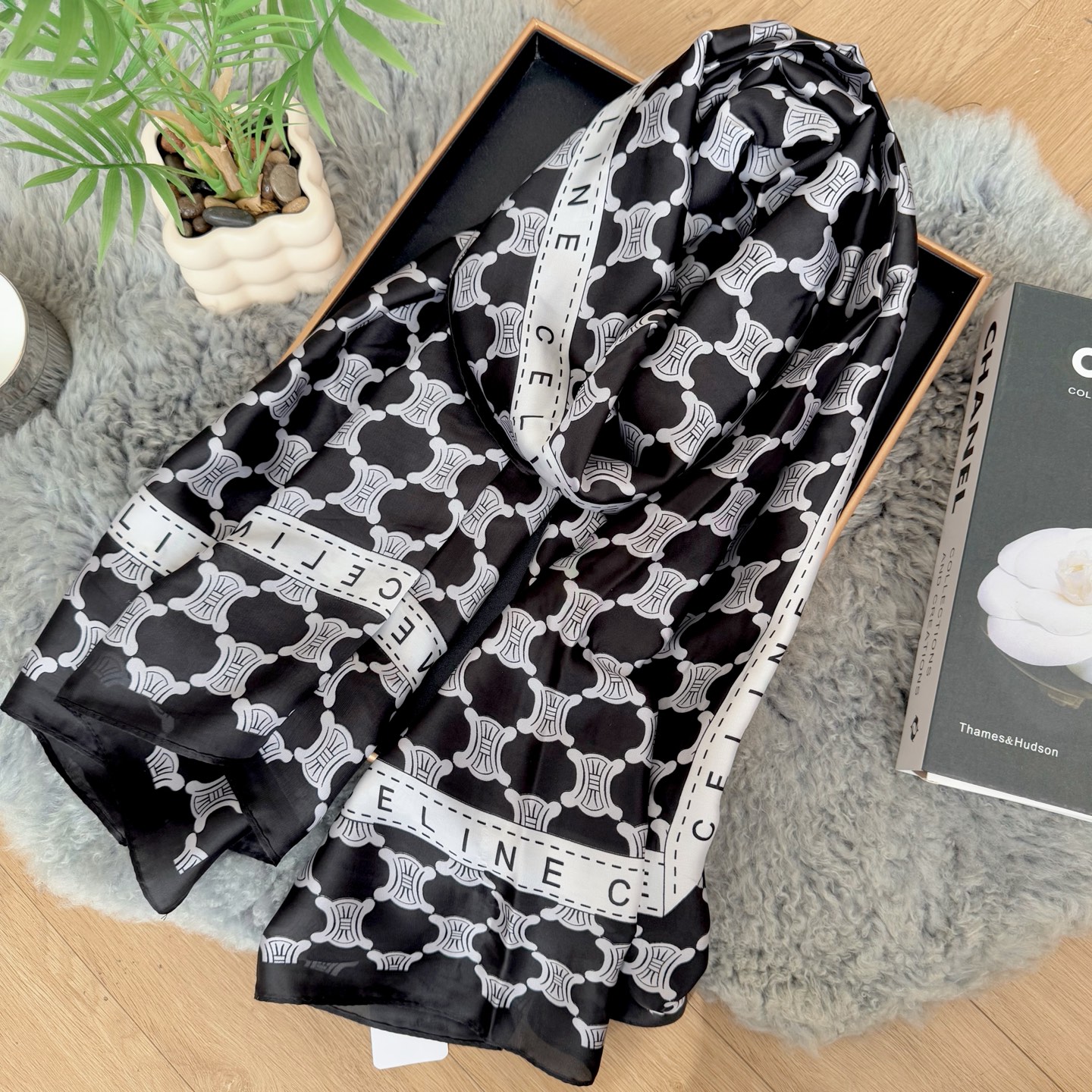 Celine silk Scarf