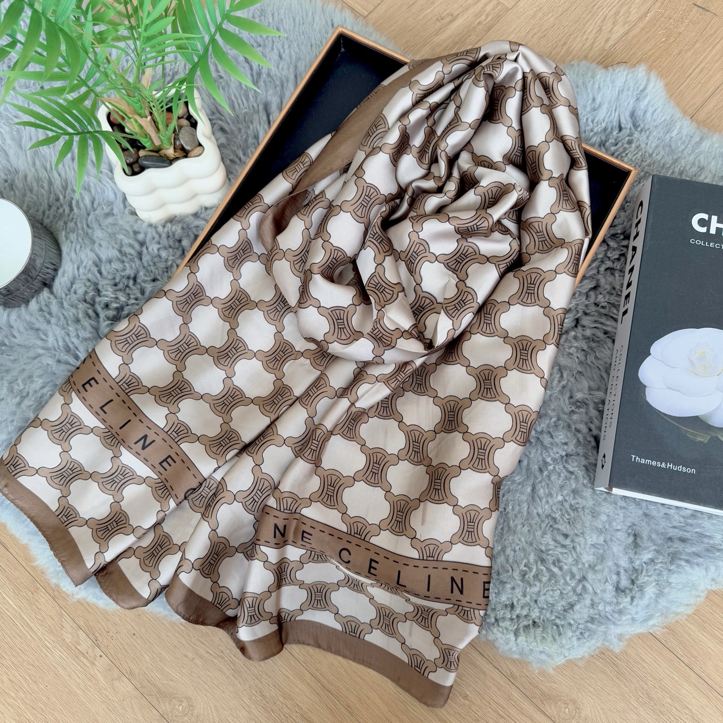 Celine silk Scarf