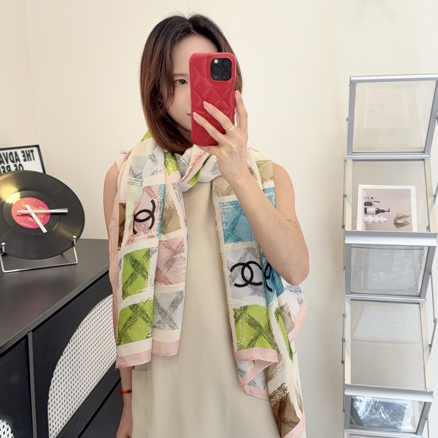 Chanel silk Scarf