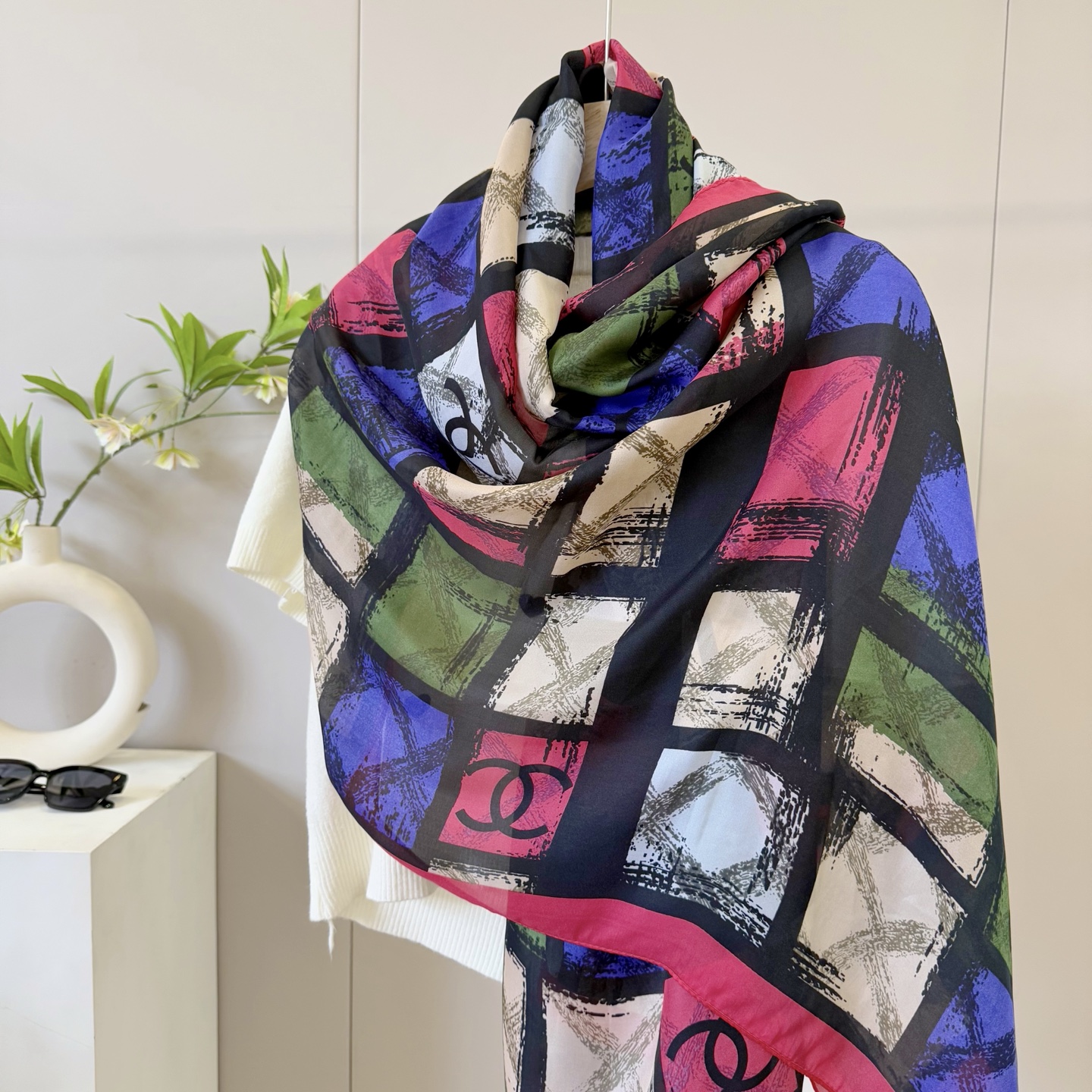 Chanel silk Scarf