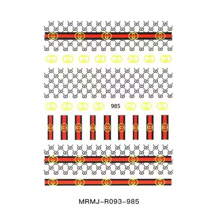 3D Gucci GG Bee Nail sticker 1pcs
