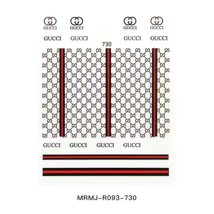 3D Gucci GG Bee Nail sticker 1pcs