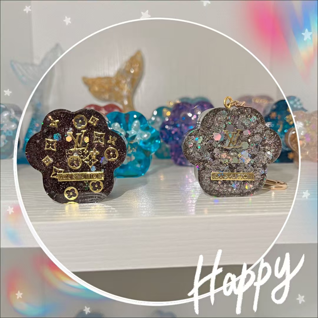 3D Golden LV Nail sticker 999