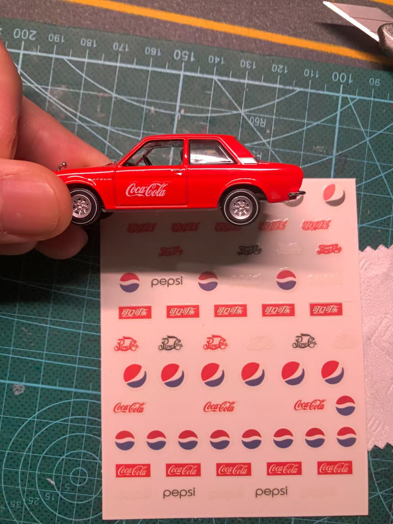3D COCA COLA Nail sticker 392